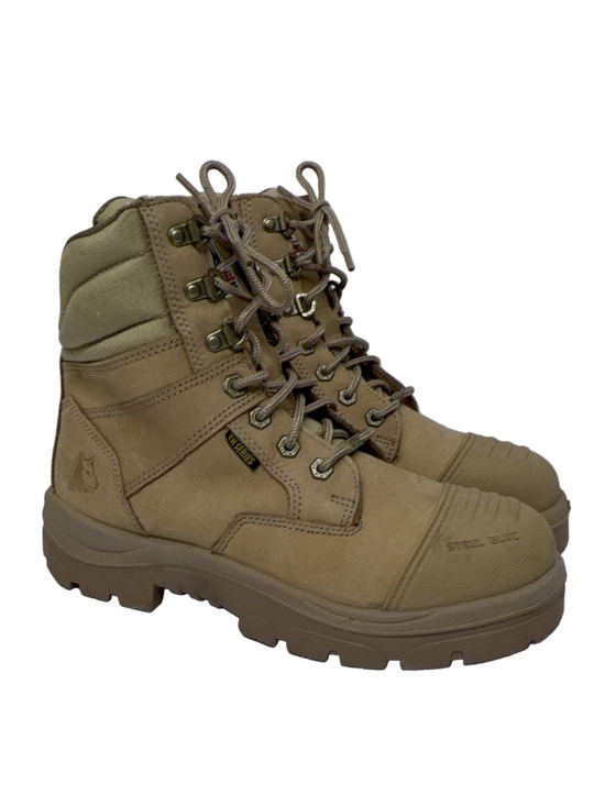 Steel Blue Other - Steel Blue Southern Cross Work Boots Men US 8 Tan Steel Toe EH Slip Resistant